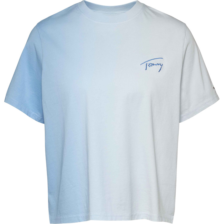 CAMISETA DE CORTE CLÁSICO CON EFECTO DEGRADÉ MUJER TOMMY JEANS