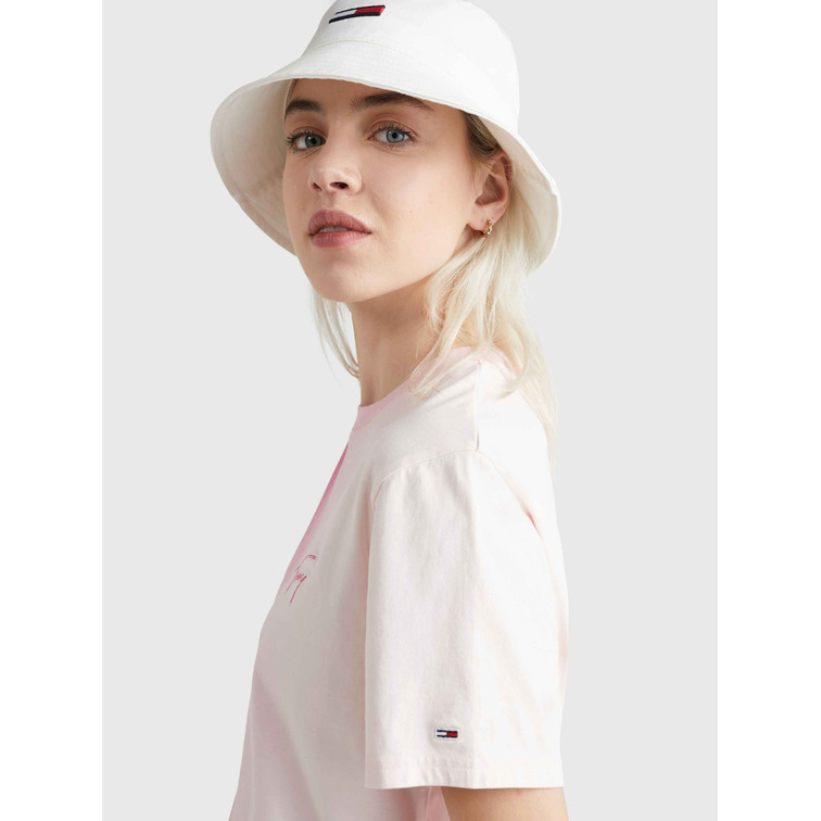 CAMISETA DE CORTE CLÁSICO CON EFECTO DEGRADÉ MUJER TOMMY JEANS