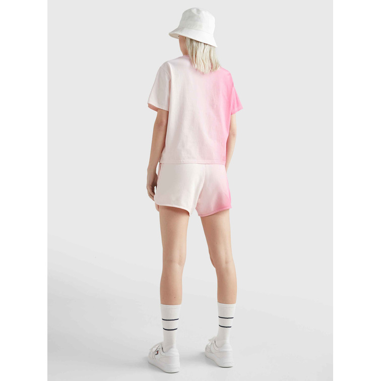 CAMISETA DE CORTE CLÁSICO CON EFECTO DEGRADÉ MUJER TOMMY JEANS