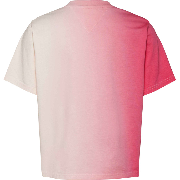 CAMISETA DE CORTE CLÁSICO CON EFECTO DEGRADÉ MUJER TOMMY JEANS