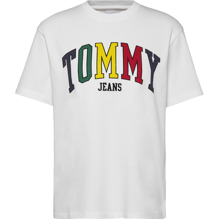 CAMISETA DE CORTE AMPLIO CON LOGO MULTICOLOR MUJER TOMMY JEANS