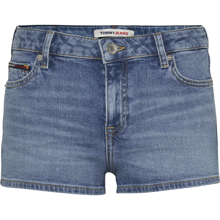 SHORT VAQUERO CEÑIDO DE TALLE MEDIO MUJER TOMMY JEANS NORA