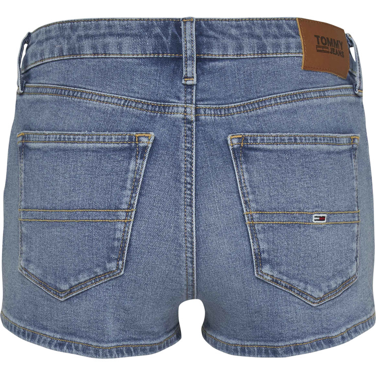 SHORT VAQUERO CEÑIDO DE TALLE MEDIO MUJER TOMMY JEANS NORA