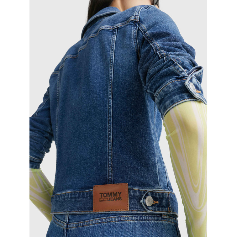 CAZADORA VAQUERA DE CORTE SKINNY MUJER TOMMY JEANS