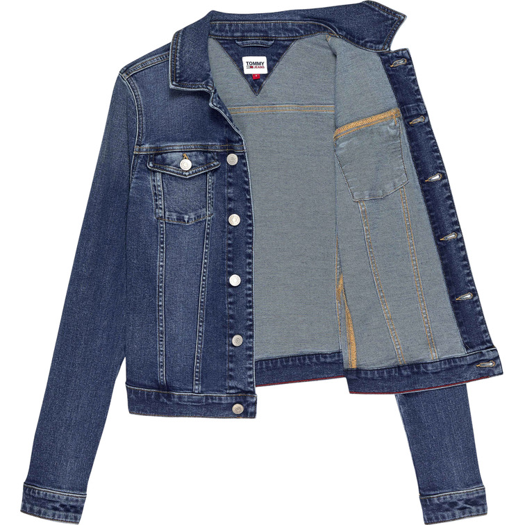 CAZADORA VAQUERA DE CORTE SKINNY MUJER TOMMY JEANS