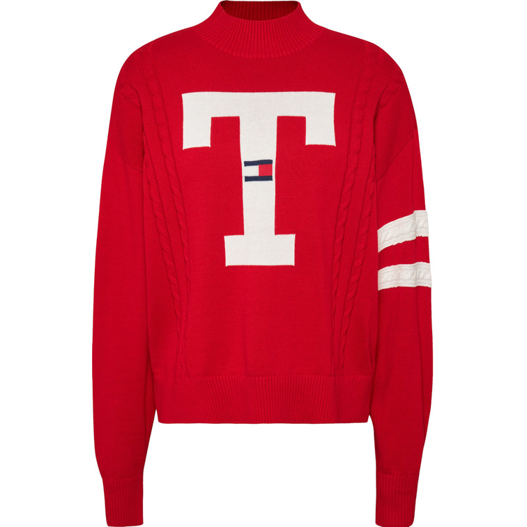 JERSEY CON LOGO UNIVERSITARIO MUJER TOMMY JEANS 