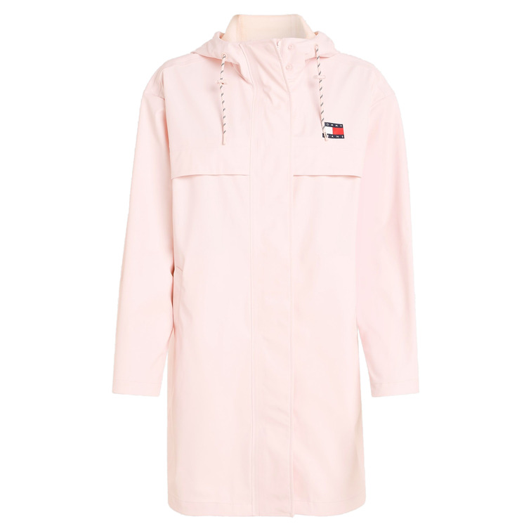 CORTAVIENTOS LARGO CON CAPUCHA MUJER TOMMY JEANS
