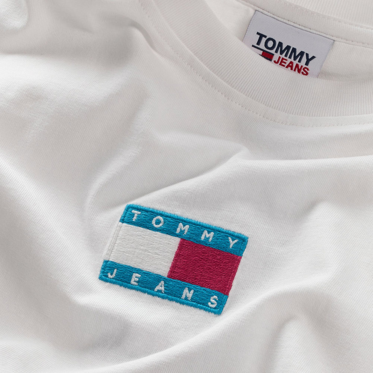 CAMISETA CLÁSICA DE PUNTO CON PARCHE LOGO MUJER TOMMY JEANS