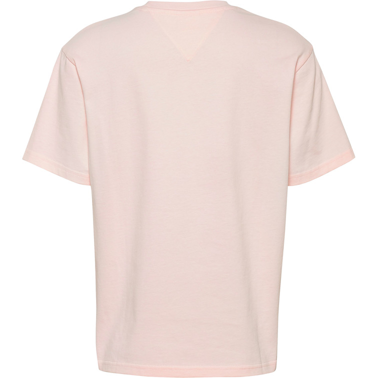 CAMISETA AMPLIA DE PUNTO CON LOGO BORDADO MUJER TOMMY JEANS