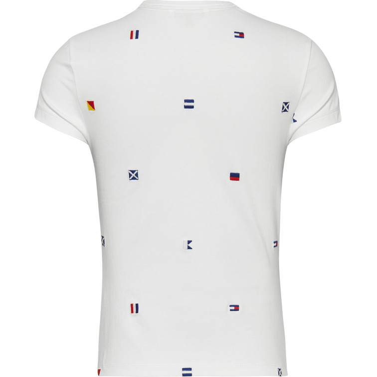 CAMISETA CON LOGOS BORDADOS MUJER TOMMY JEANS ARCHIVE