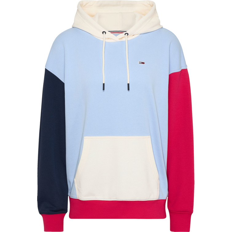SUDADERA DISEÑO COLORBLOCK CON CAPUCHA MUJER TOMMY JEANS