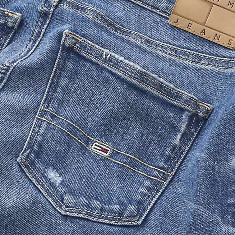 VAQUERO CEÑIDO DE TALLE MEDIO MUJER TOMMY JEANS NORA