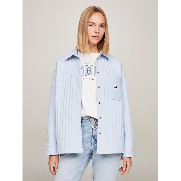 SOBRECAMISA ACOLCHADA CON LOGO MUJER TOMMY JEANS