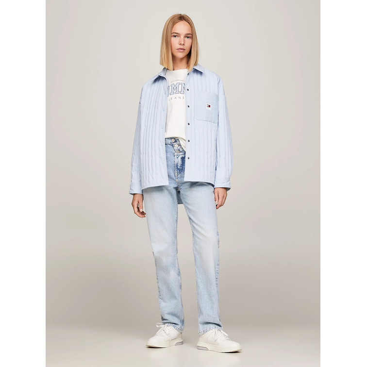 SOBRECAMISA ACOLCHADA CON LOGO MUJER TOMMY JEANS