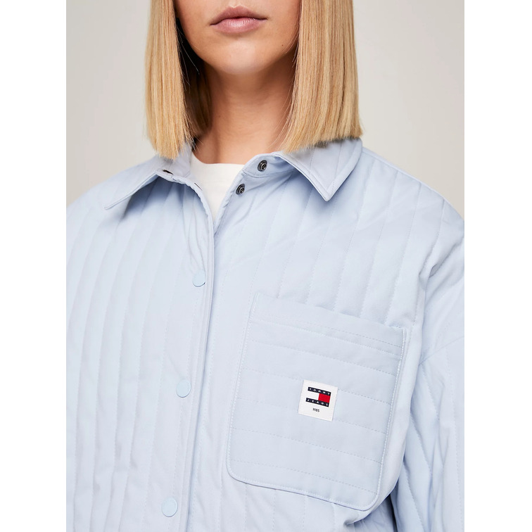 SOBRECAMISA ACOLCHADA CON LOGO MUJER TOMMY JEANS