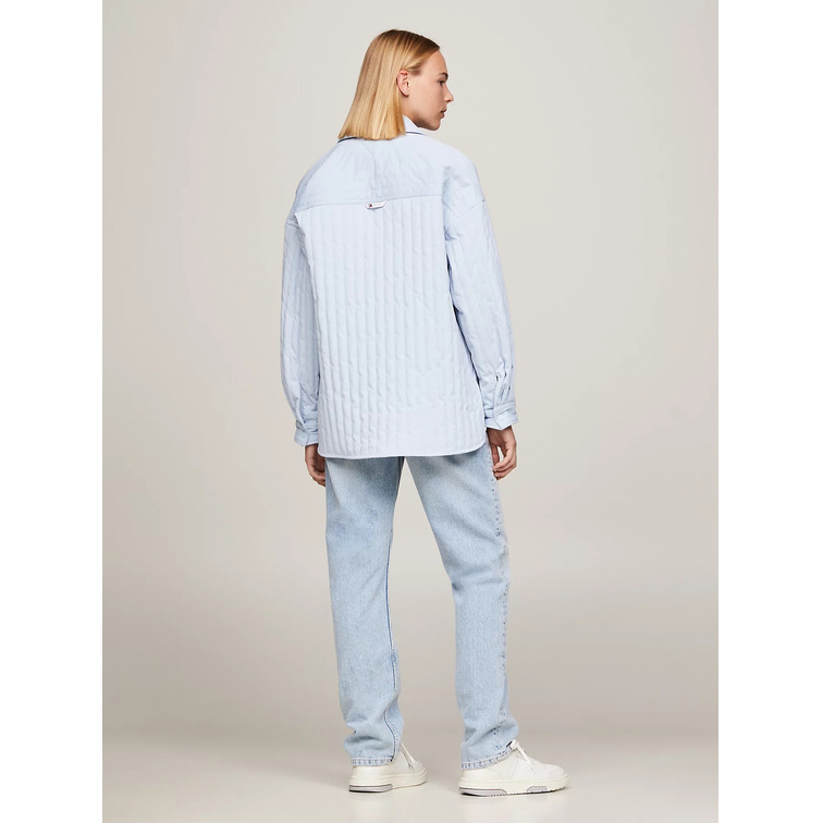 SOBRECAMISA ACOLCHADA CON LOGO MUJER TOMMY JEANS
