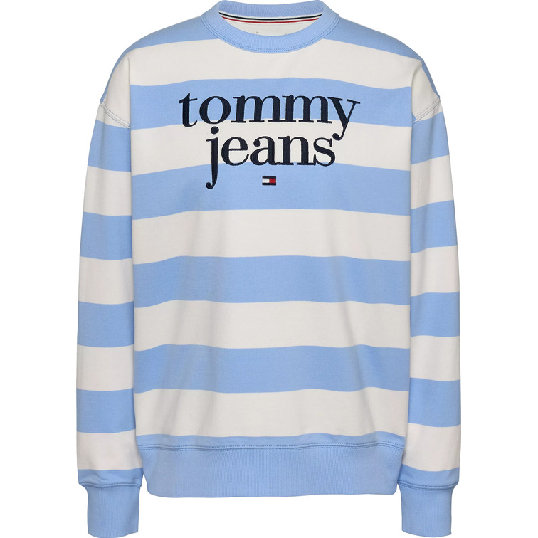 SUDADERA A RAYAS MUJER TOMMY JEANS FIT RELAXED