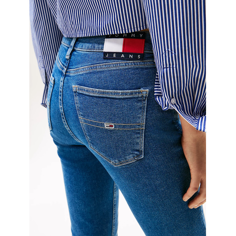 VAQUERO MUJER TOMMY JEANS FIT SKINNY TIRO MEDIO