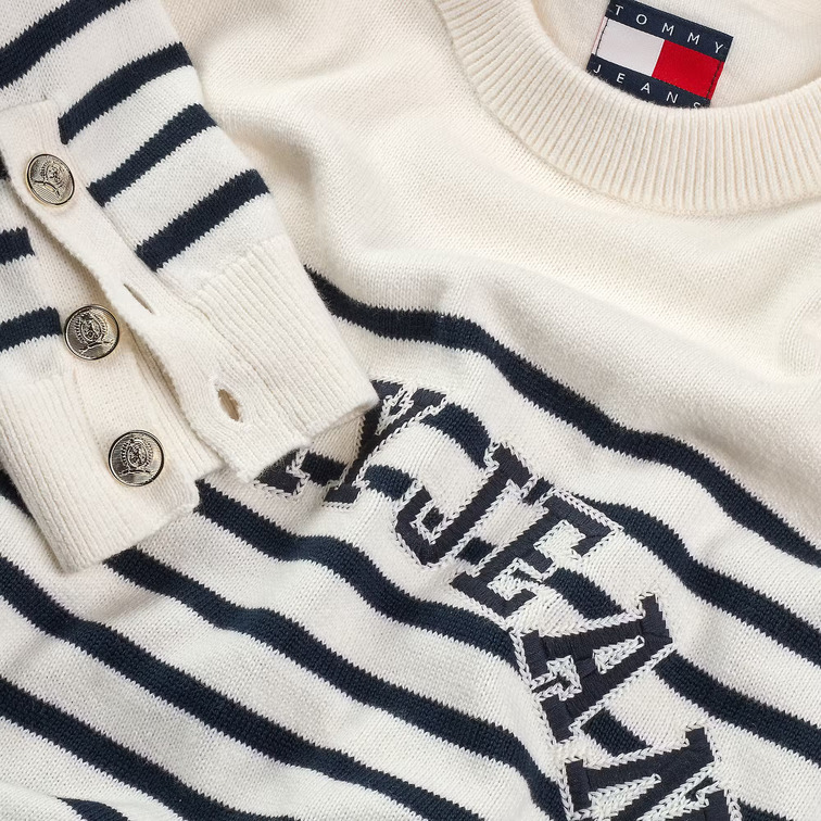 JERSEY A RAYAS MUJER TOMMY JEANS