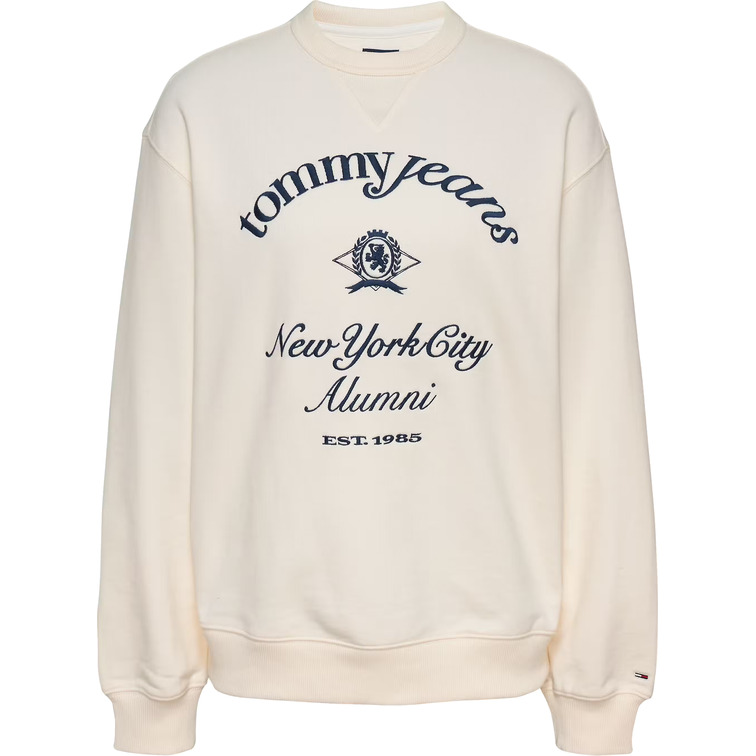 SUDADERA MUJER TOMMY JEANS LOGO NYC FIT HOLGADO