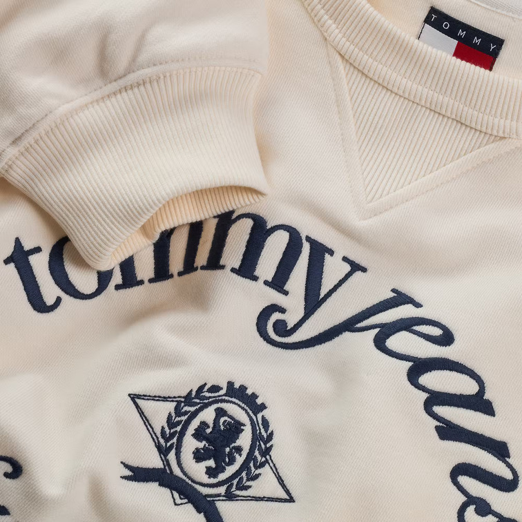 SUDADERA MUJER TOMMY JEANS LOGO NYC FIT HOLGADO