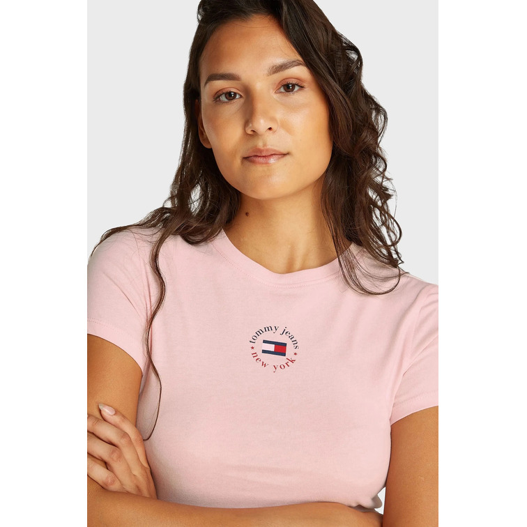 CAMISETA MUJER  TOMMY HILFIGER TJW SLIM ESSENTIAL LOGO 2 TEE