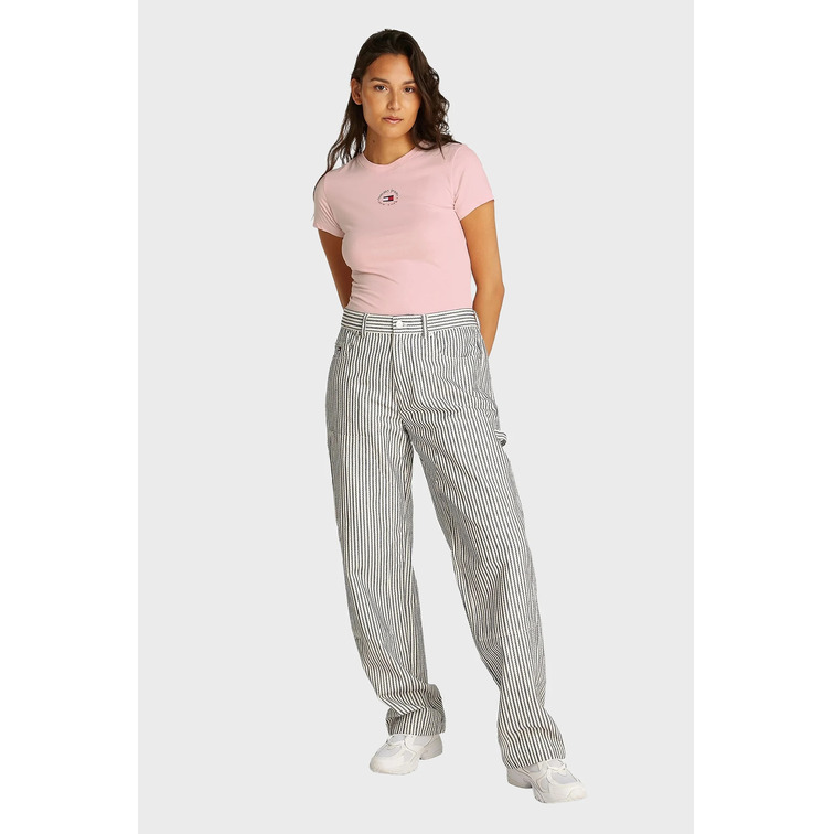 CAMISETA MUJER  TOMMY HILFIGER TJW SLIM ESSENTIAL LOGO 2 TEE