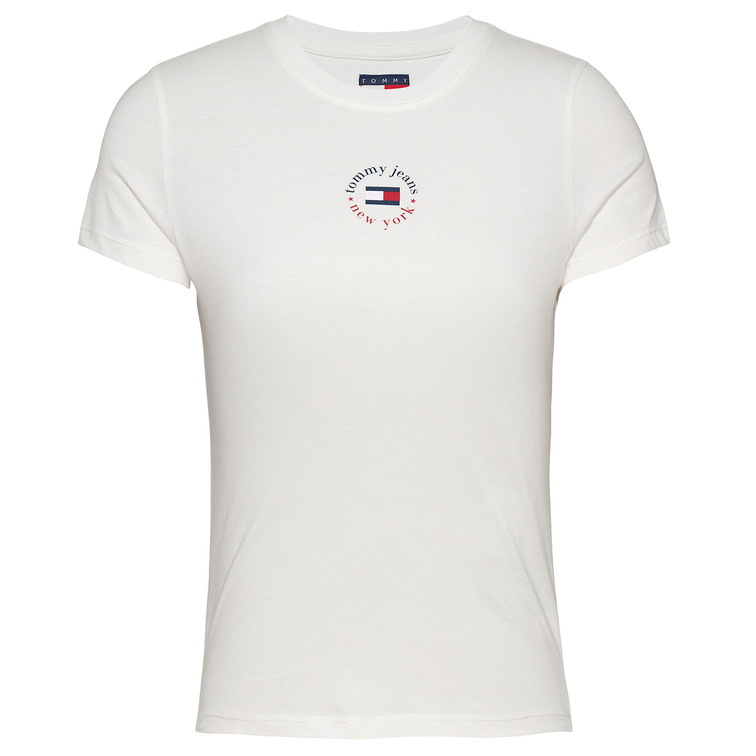 CAMISETA MUJER TOMMY JEANS CON LOGO FIT SLIM