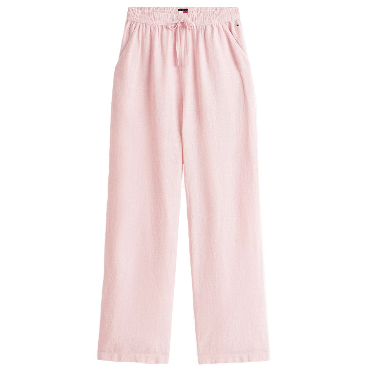 PANTALÓN ANCHO MUJER TOMMY JEANS CON LINO