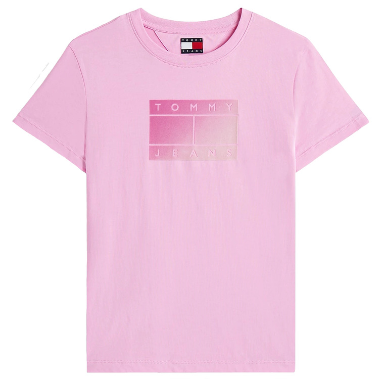 MUJER TJW REG GRADIENT FLAG SS U06