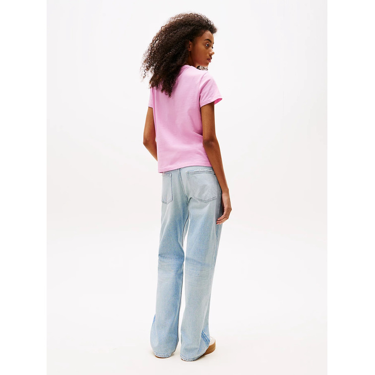 MUJER TJW REG GRADIENT FLAG SS U06