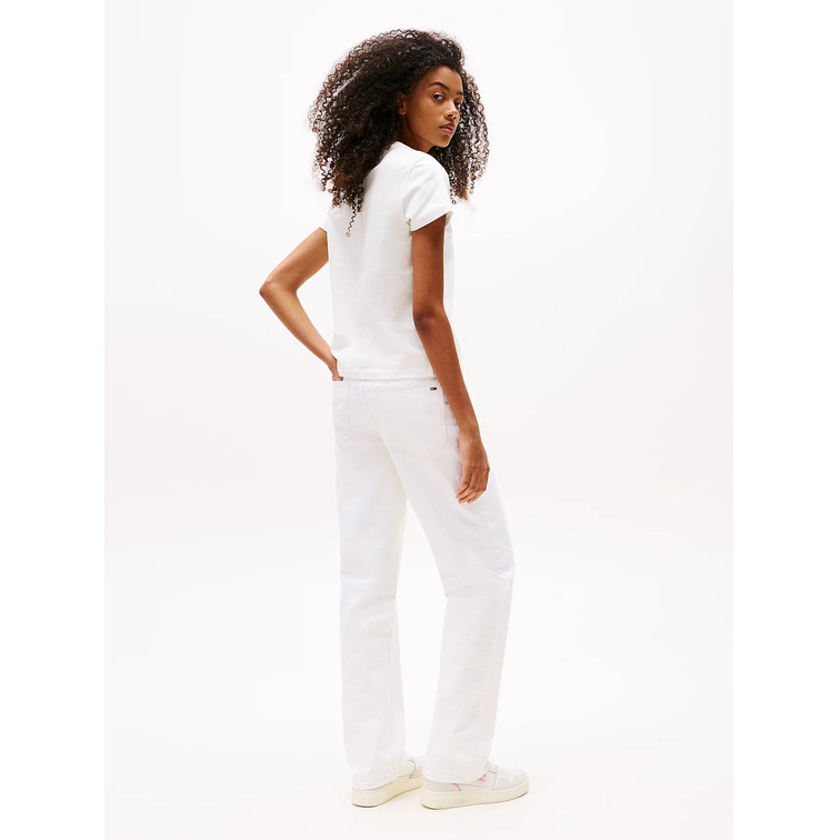 MUJER TJW REG GRADIENT FLAG SS YBL