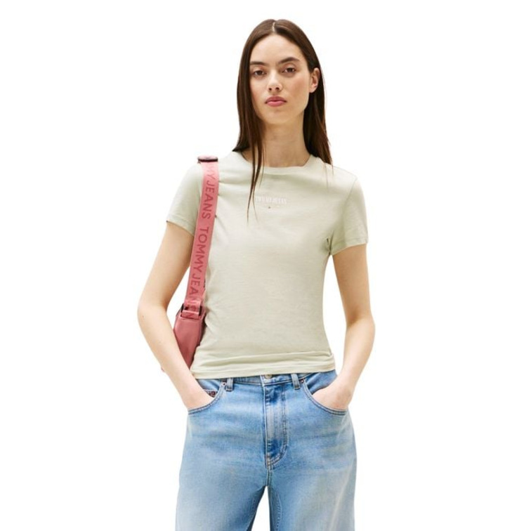 MUJER TJW SLIM ESSENTIAL LOGO2 TEE E M1C