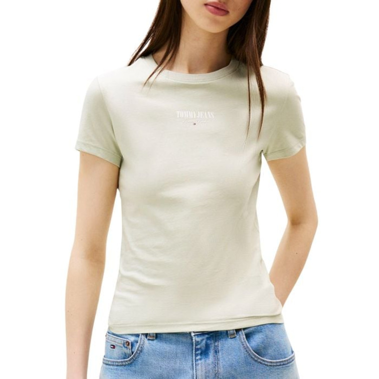 MUJER TJW SLIM ESSENTIAL LOGO2 TEE E M1C