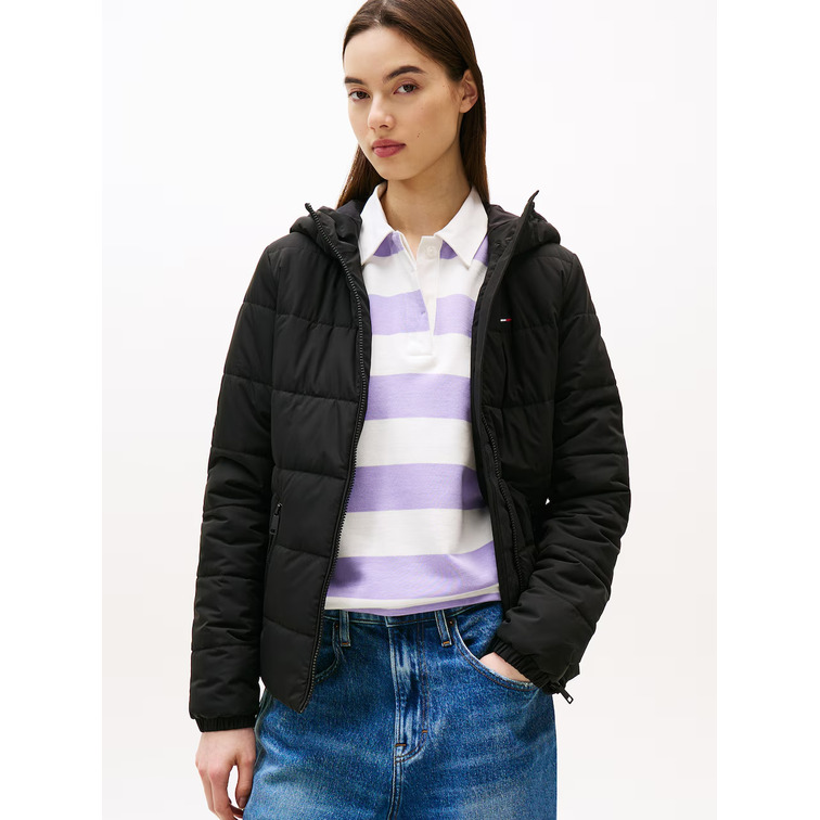 MUJER TJW SLIM LW HOODED PADDED JACK BDS