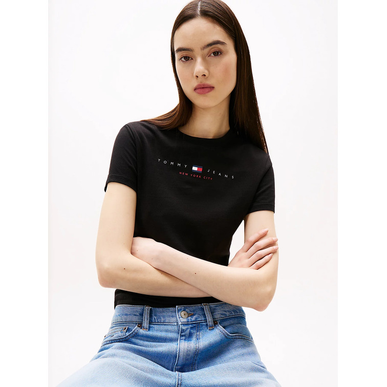 MUJER TJW SLIM TJ US LINEAR SS TEE BDS