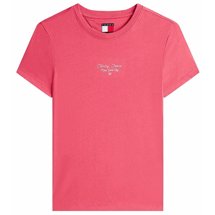 CAMISETA MUJER  TOMMY HILFIGER TJW SLIM ESS LOGO 1 TEE EXT