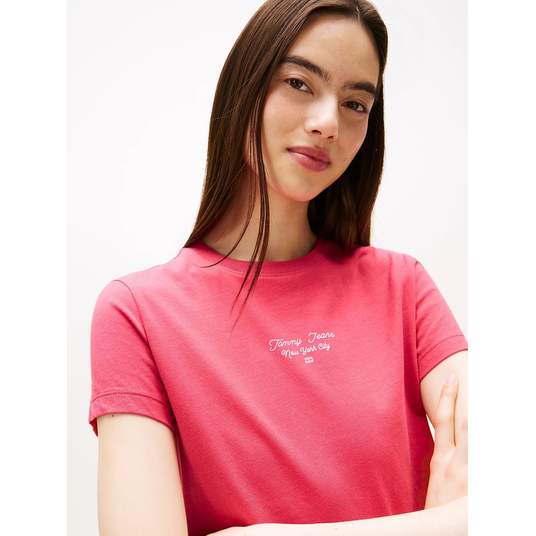CAMISETA MUJER  TOMMY HILFIGER TJW SLIM ESS LOGO 1 TEE EXT
