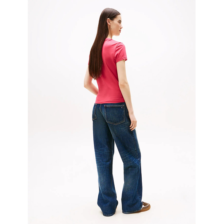 CAMISETA MUJER  TOMMY HILFIGER TJW SLIM ESS LOGO 1 TEE EXT