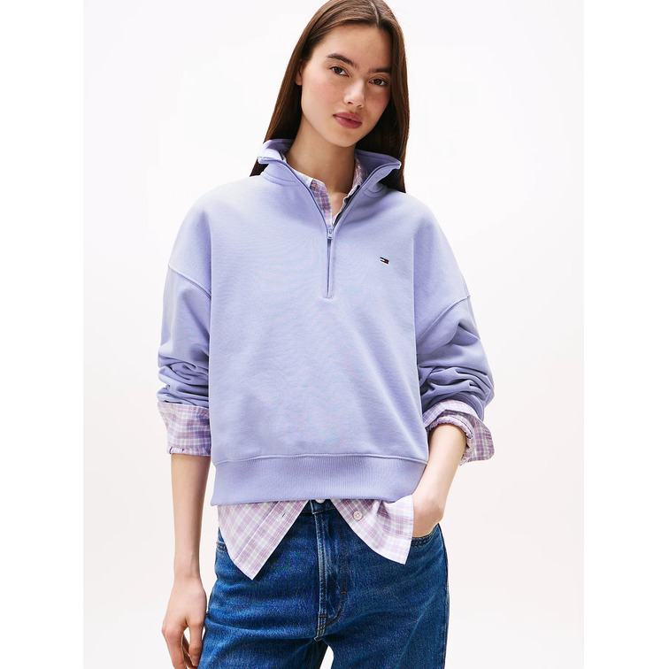 MUJER TJW BXY S-FLAG 1/4 ZIP C5Z