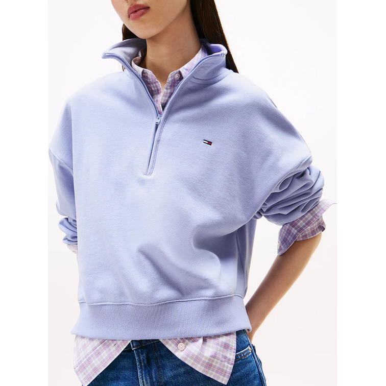 MUJER TJW BXY S-FLAG 1/4 ZIP C5Z