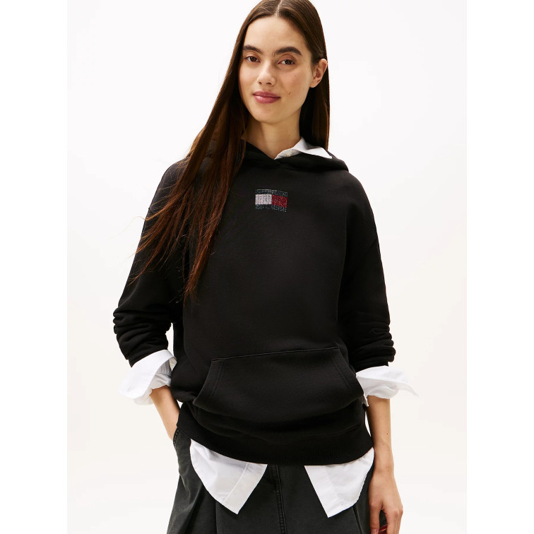 SUDADERA MUJER  TOMMY HILFIGER TJW RLX PARTY FLAG HOODIE EXT