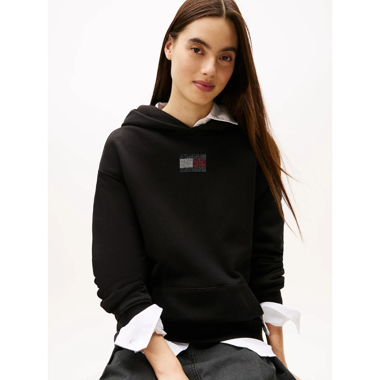 SUDADERA MUJER  TOMMY HILFIGER TJW RLX PARTY FLAG HOODIE EXT