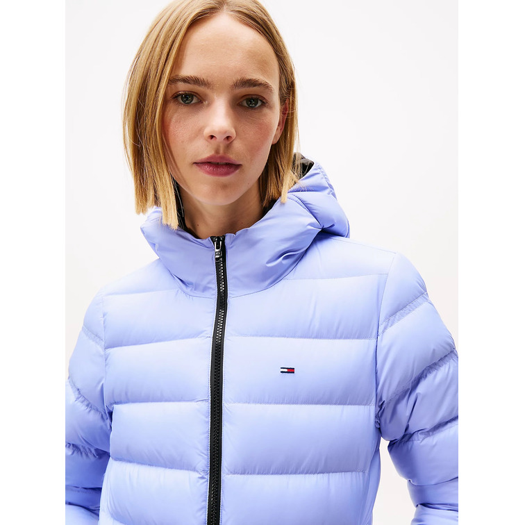 MUJER TJW SLIM HOOD PRNT DOWN JCKT E C5Z