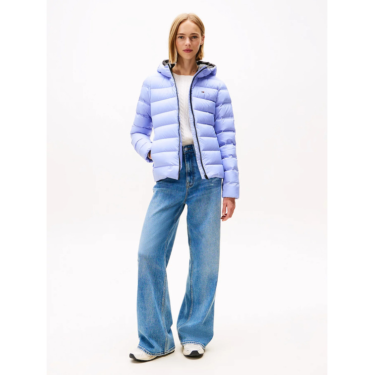 MUJER TJW SLIM HOOD PRNT DOWN JCKT E C5Z