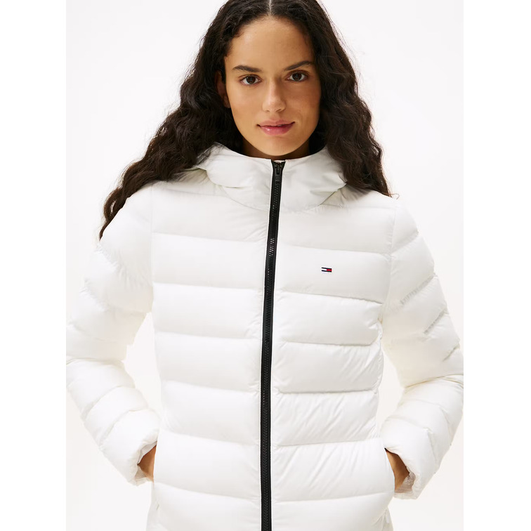 MUJER TJW SLIM HOOD PRNT DOWN JCKT E YBL
