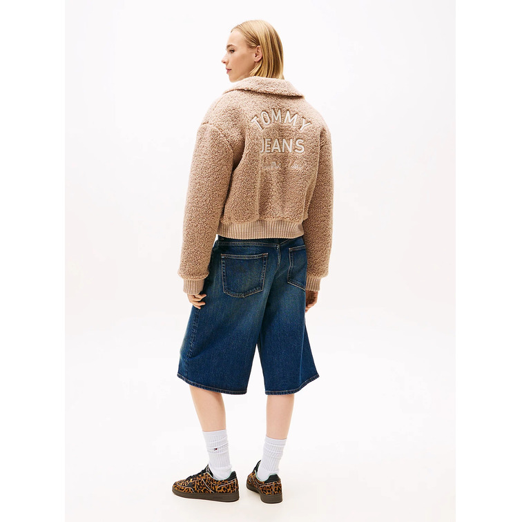 MUJER TJW TEDDY VARSITY BOMBER GUQ