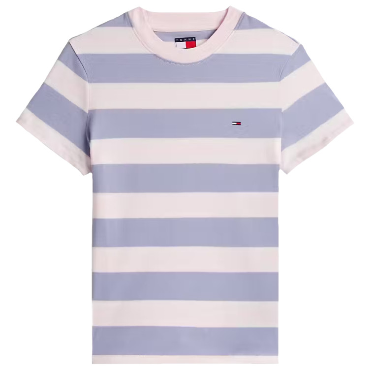 CAMISETA MUJER  TOMMY HILFIGER TJW REG S FLAG JERSEY SS TEE E