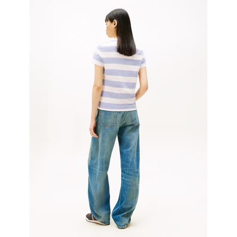 CAMISETA MUJER  TOMMY HILFIGER TJW REG S FLAG JERSEY SS TEE E