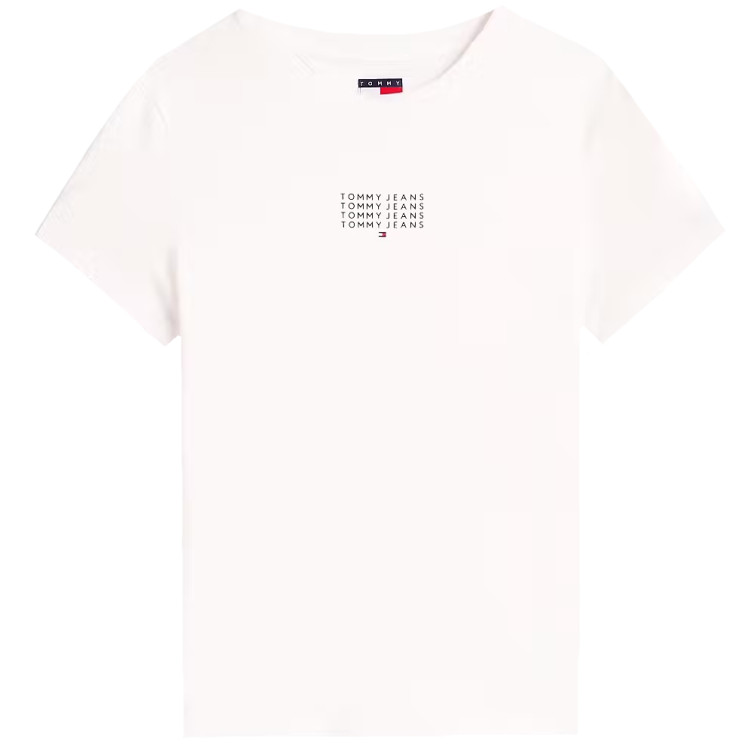 CAMISETA MUJER  TOMMY HILFIGER TJW SLIM MULTI LINEAR SS TEE
